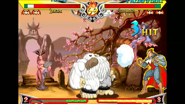 Vampire Savior: The Lord of Vampire gameplay screenshot