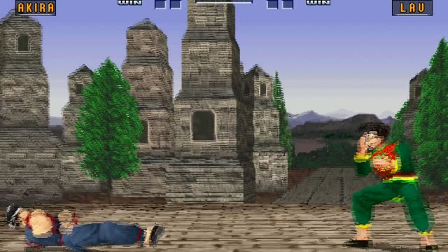 Virtua Fighter 2 gameplay screenshot