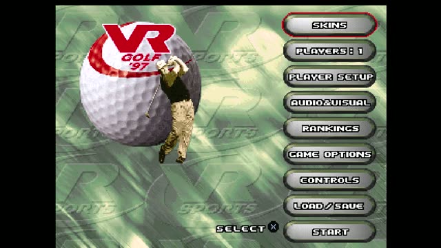 VR Golf '97 gameplay screenshot
