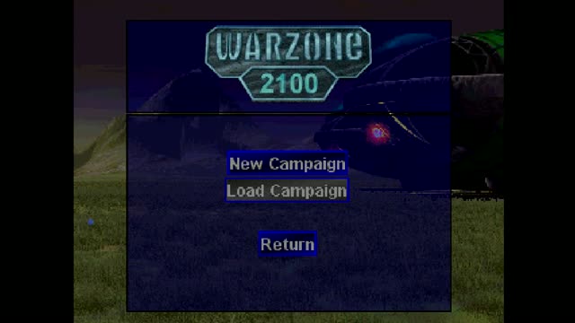 Warzone 2100 gameplay screenshot