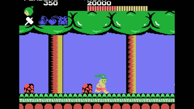 Wonder Boy gameplay screenshot