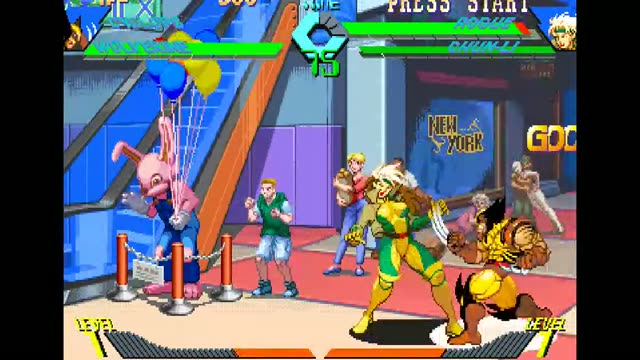 X-Men vs. Street Fighter gameplay screenshot