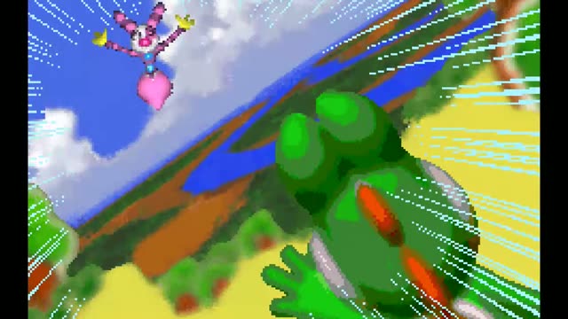Yoshi Topsy-Turvy gameplay screenshot
