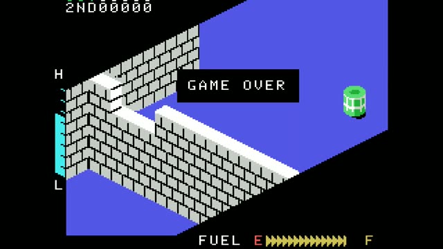 Zaxxon gameplay screenshot
